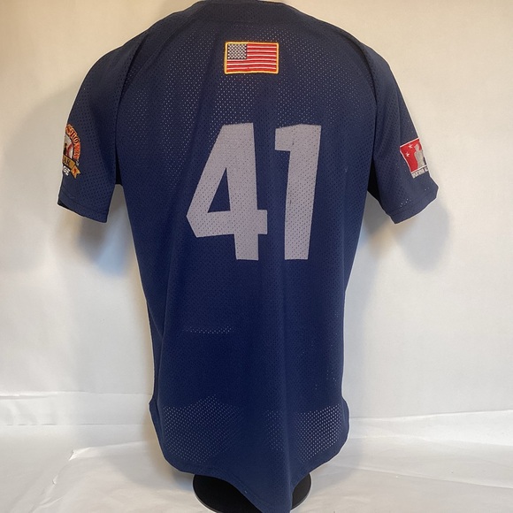 Vintage Cooperstown All Star Village Baseball Jersey mens size medium - Picture 5 of 11